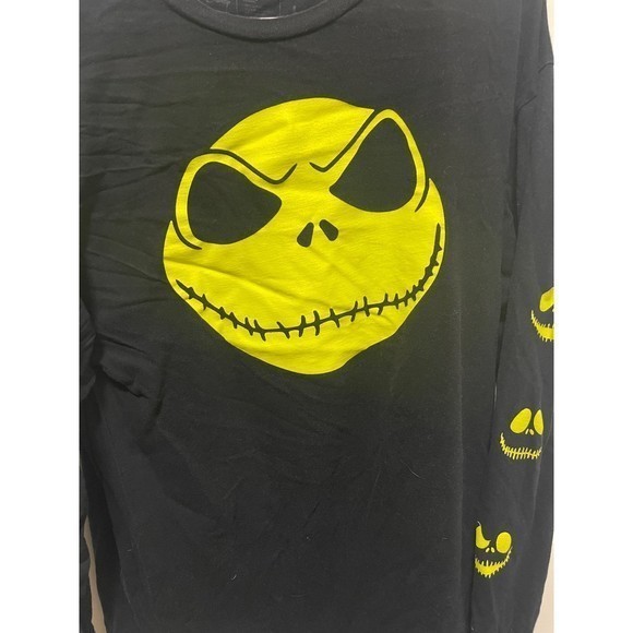 Disney The Nightmare Before Christmas Jack Skellington Neff Long Sleeve Sz L - Picture 2 of 7